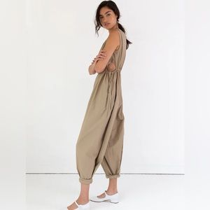 Caron Callahan “Goa” Jumpsuit - Khaki - M
